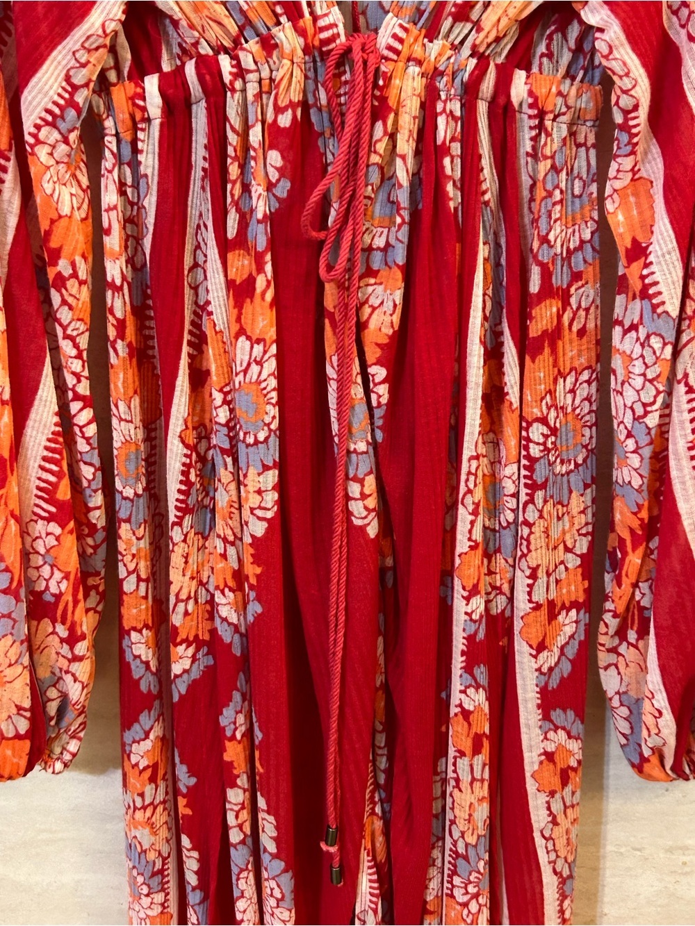 Free People Tilda Wrap Dress in the "Femme Combo" - Picture 5 of 16